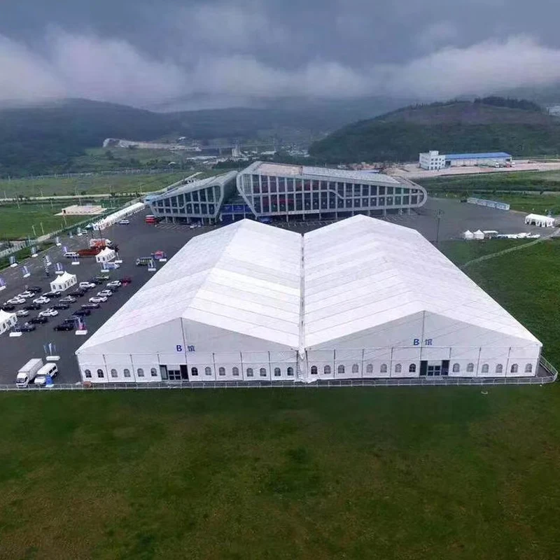 Professional High Quality Commercial Outdoor Warehouse Gazebo Tent for Weddings and Events Aluminum Steel Frame with PVC Cover