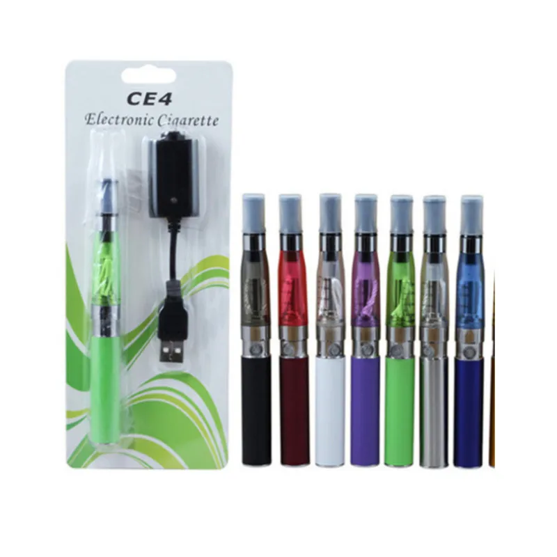 2019 Evergreentech E Cigarette Vape Pen Slim Kit CE4 Vape Battery With Ce4 Atomizer Kit In Stock Free Shipping