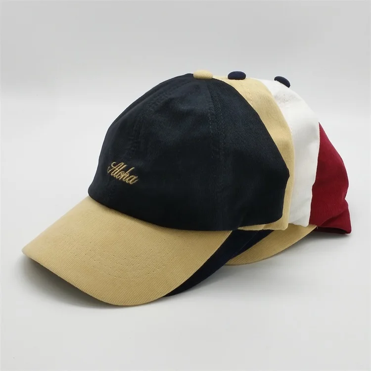 High Quality Custom Tan Camel Color Embroidered Logo Adjustable Metal Buckle Baseball Sport Cap Dad Hats