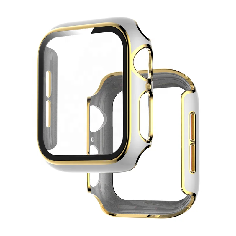 Корпус для часов закаленное стекло Apple Watch 5 3 4 band iWatch 42 мм 38 защитный чехол бампер