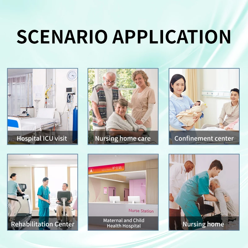 Medical Intercom Management System Wired Nurse Call Button Voice Pager System for Hospitals Nursing Home for Aged