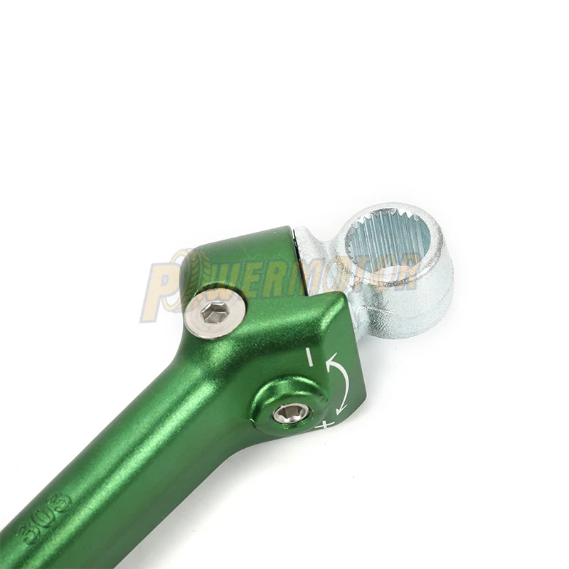 Motorcycle CNC Aluminum Starter Lever Pedal Forged Kick Start For KAWASAKI KXF450 KXF 450 KX450F 2016-2019 16 Motocross ATV