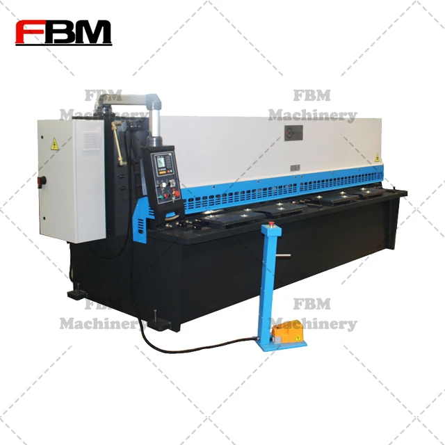 Good quality QC12K-8mmx3200mm hydraulic guillotine shearing machine with  e21 controller