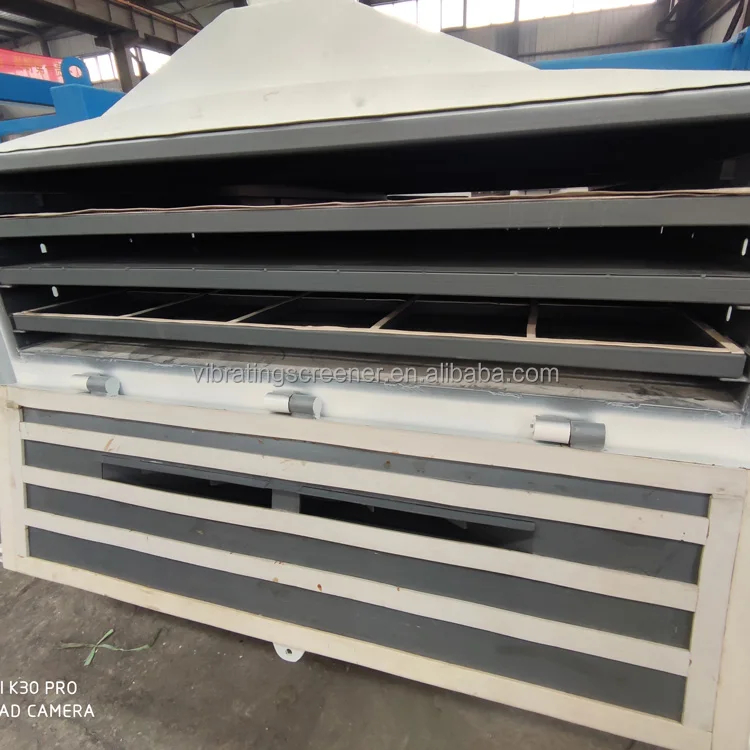 FYBS rectangular gyratory screen machine for silica sand coal charcoal graphite magnesium oxide calcium chloride