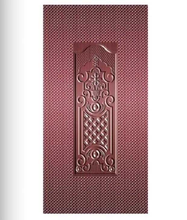 Emboss Design Custom Thickness Color Steel Gate sheet Plate for Door Manufacturing