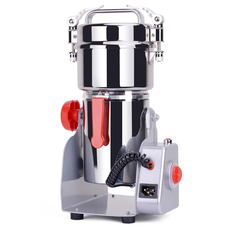 250G Commercial Mini Grinding Mill Electric Swing Food Rice Spice Corn Grinder Flour Mill Grinder Machine