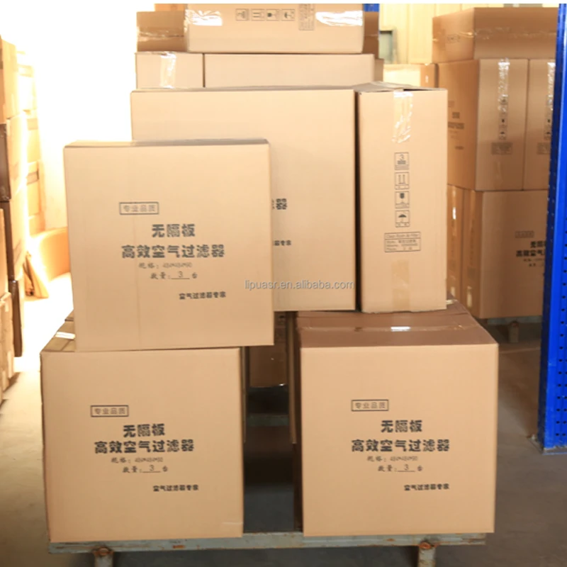 Aluminium Frame  99.999% 0.3um Hepa Filter Air Filter For Cleanroom