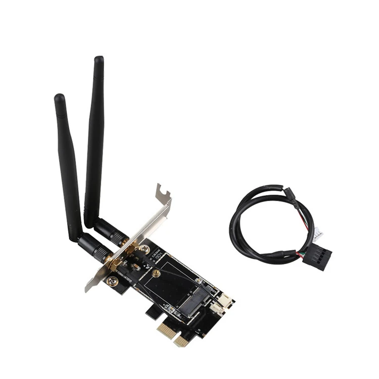 High Speed pcie riser card PCIe1X_to NGFF E-key Other Computer Accessories Expansion Wireless Network riser card