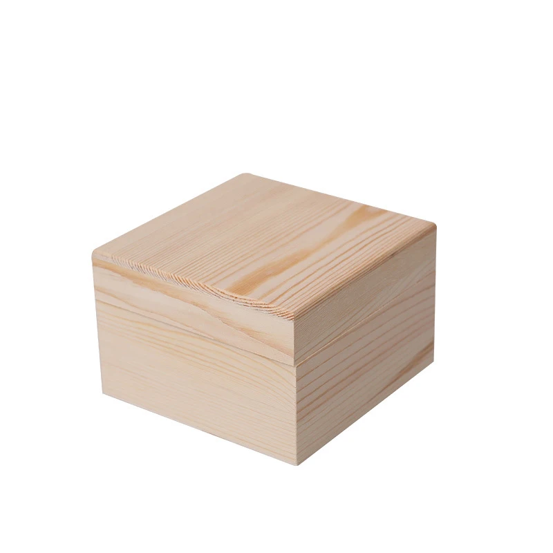 New Design Multifunction Solid Wooden Handi Craft Gift Decoration Piece Box With Hinged Cover And Front Love Wooden Crafts