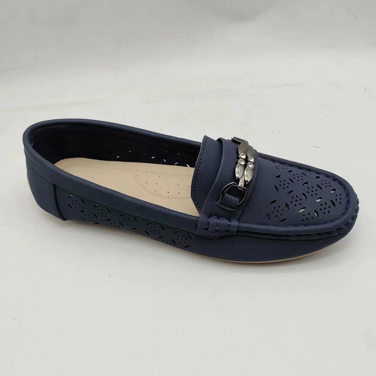 2024 High quality women slip on shoes summer ballet walking shoes point toe shoes for lady