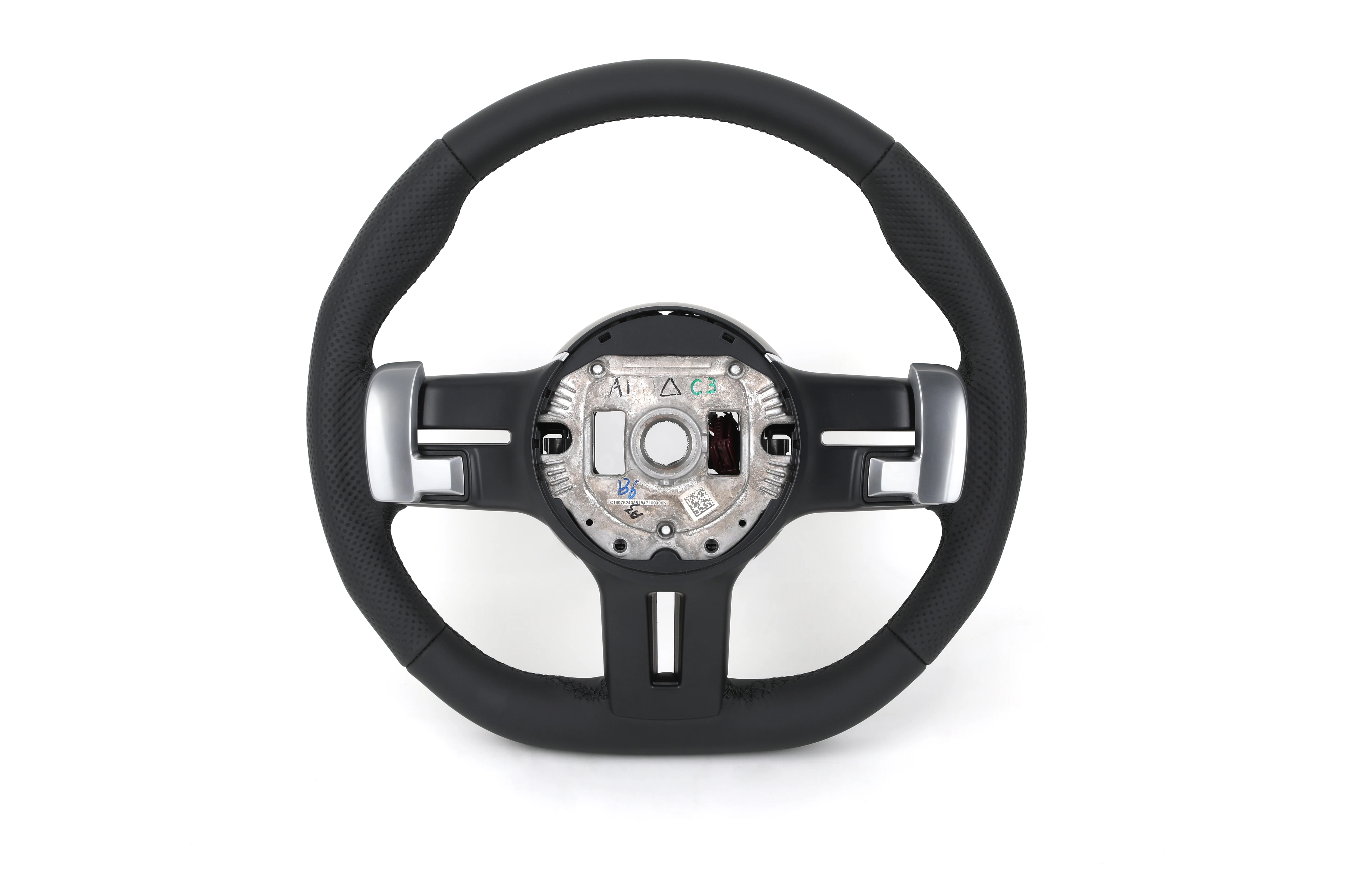 Custom Half Perforated Leather Steering Wheel for Mercedes Benz E Class W212 W213 C238 Coupe E500 EQA EQC E53 E63 AMG GT W447