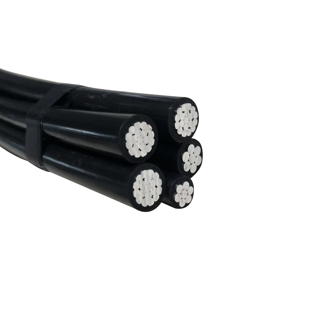 NFC Standard 33-209 Aerial Bundled Aluminum Alloy Conductor XLPE insulation Cable Twisted Electrical Overhead Service drop cable