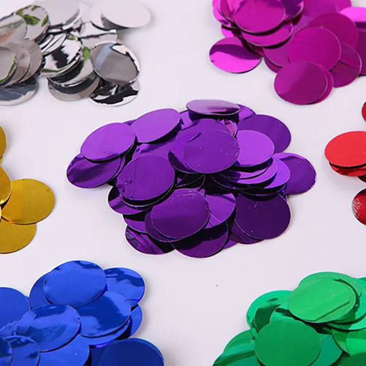 1.5CM Colorful Sequin Confetti Balloon Stuffing Wedding Globos Party Decoration Supplies Anniversary Balloon Accessories