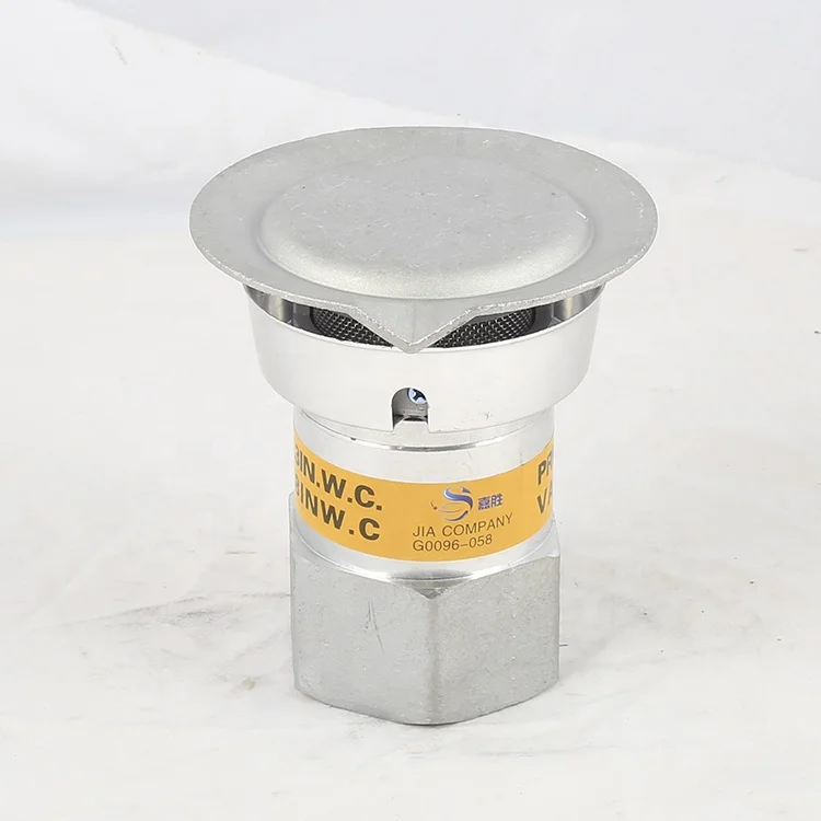 professional manufacturer high quality aluminum pressure vacuum vent safety relief valve  for fuel tanker