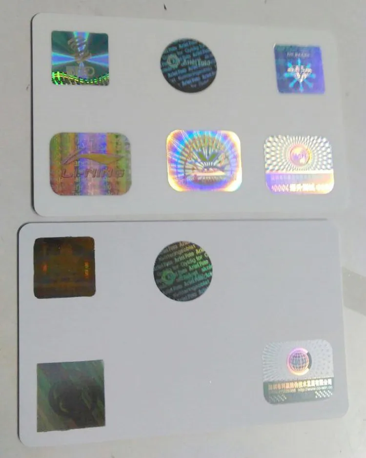 Custom hologram logo credit card size pvc ID card printing