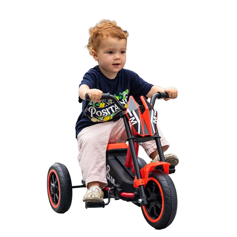 China Kids Tricycle Green Color Tricyle With Oem Brand Safe 3-wheels Baby Bike with Pedal