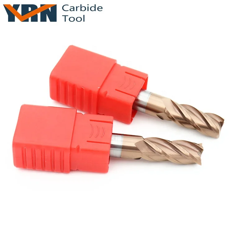 Wholesale CNC Cutting 3mm 4mm Solid Carbide Square Milling Cutter HRC55 End Mill