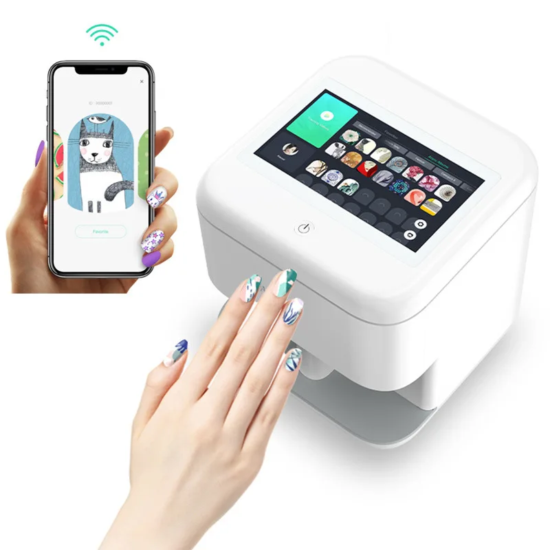 Portable Nail Art Printer 3D Machine For Diy Nail Designs Accessories Tools Professional Nail Products Salon Supplies Wholesale