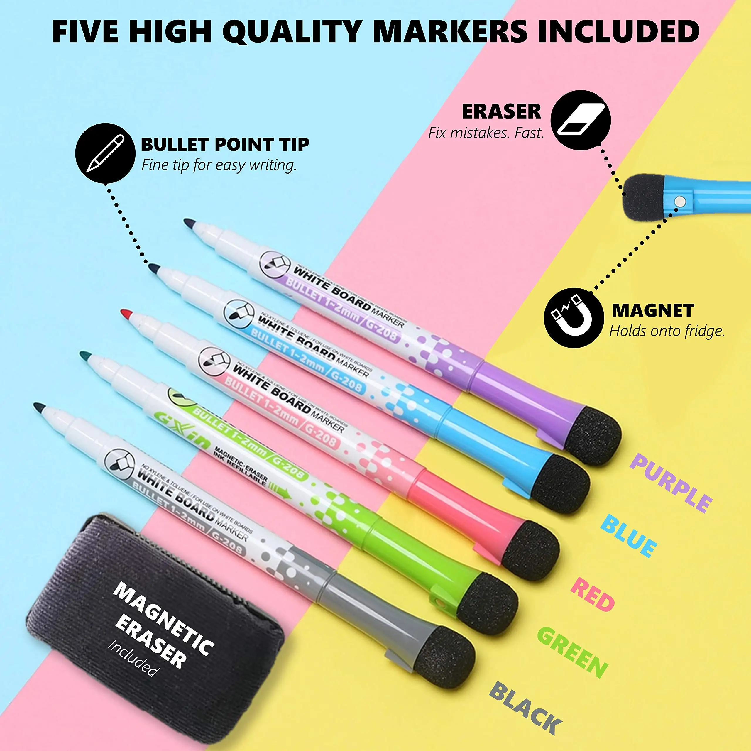 Dry Erase Board Chore Chart Magnetic Toddler Reward Chart for Fridge