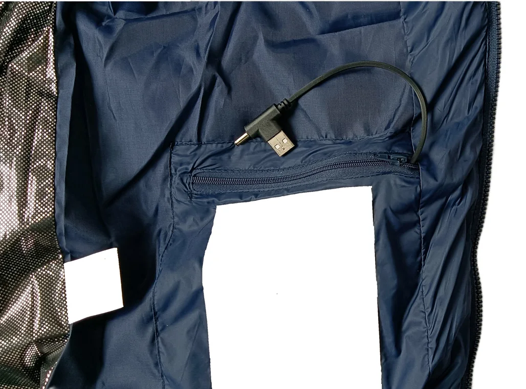Factory Supply Customizable Electric Heated Clothes With Climate Control Winter Self Heating Jacket for Men