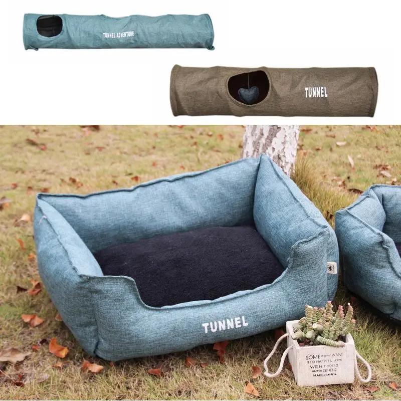 PET838 Cat Tunnel Good Quality Cat Bed House Cat Pet Nest Tunnel Home Playing Toys 2023