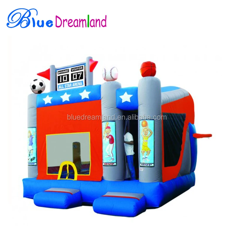 Family Party sports soccer games bounce house inflatable bouncer jumping castle for sales