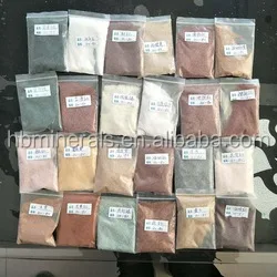Factory supply bulk price natural color sand for real stone paint