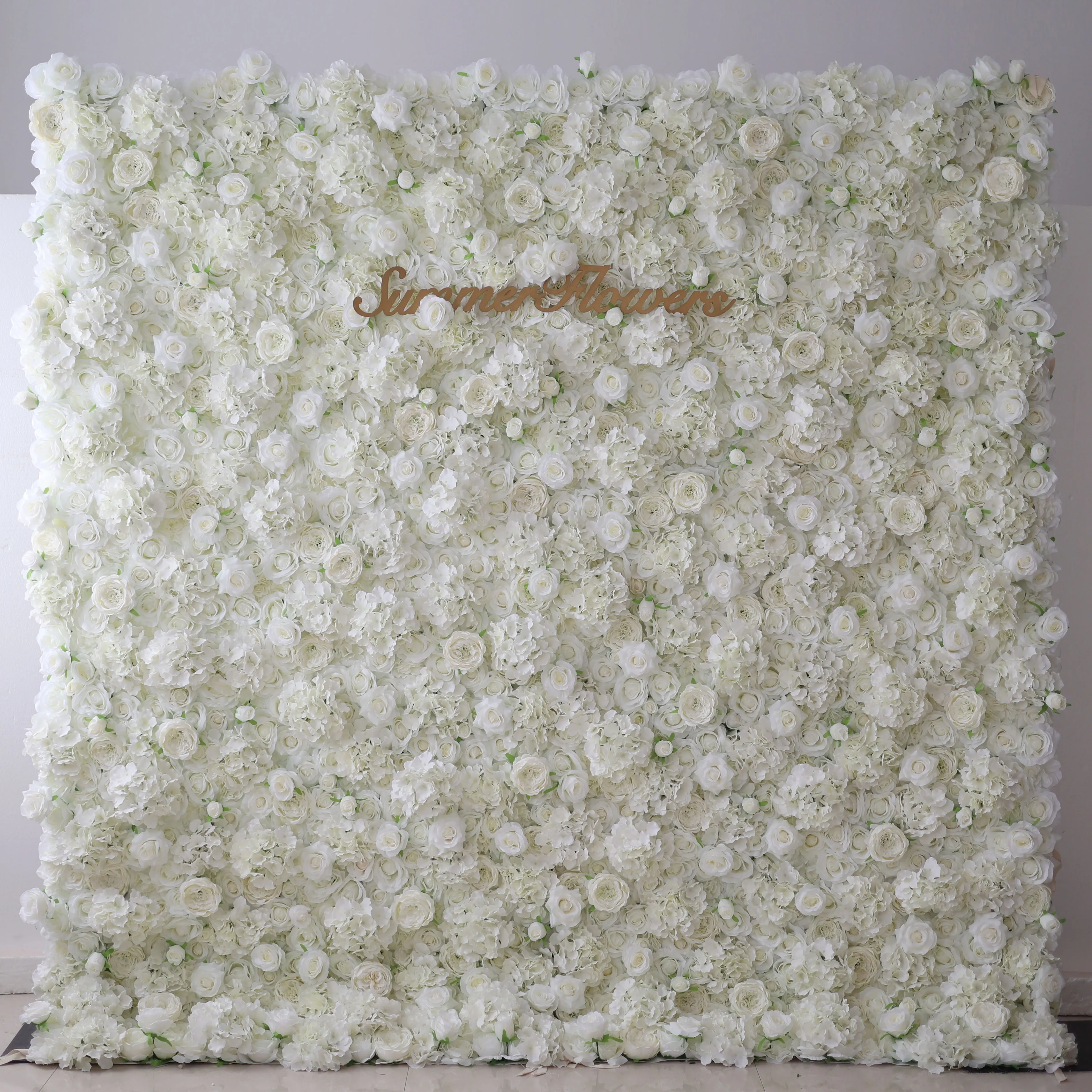 Wedding Centerpieces Decorations Artificial White Flower Wall Flower Ball Flower Runner