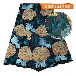 African fashion swiss voile embroidery lace cotton lace fabric with embroidery