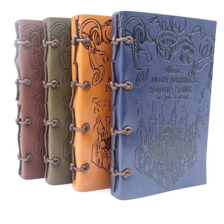 2023 ready to ship Kraft Paper Harry Potter Notebook A6 Lined Book