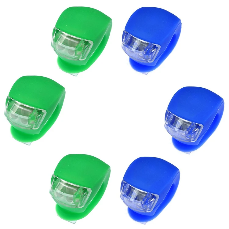 Bike Accessories Silicone Rubber Led Bicycle Light Strobe Warning Wheel Bike Spoke Light wholesale