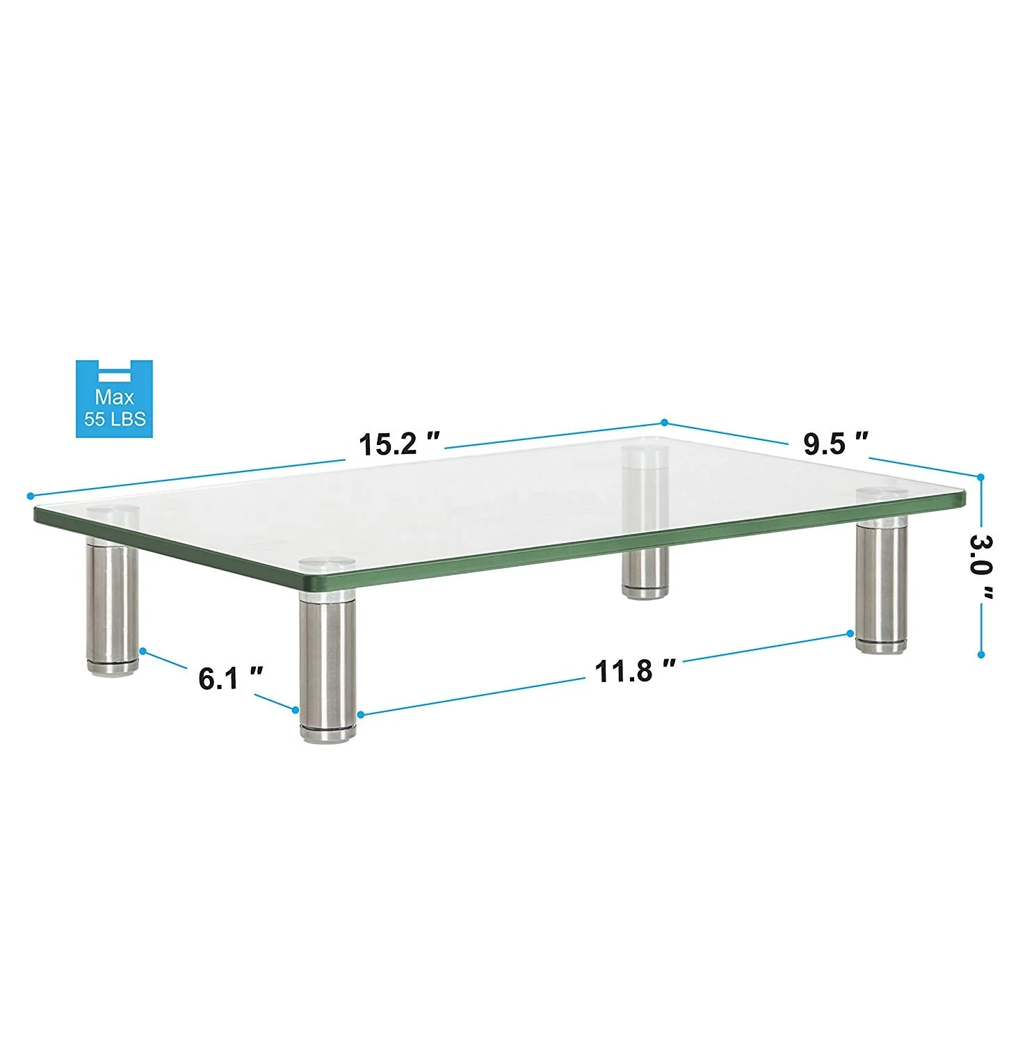 Столешница из закаленного стекла, круглая скошенная столешница из закаленного стекла