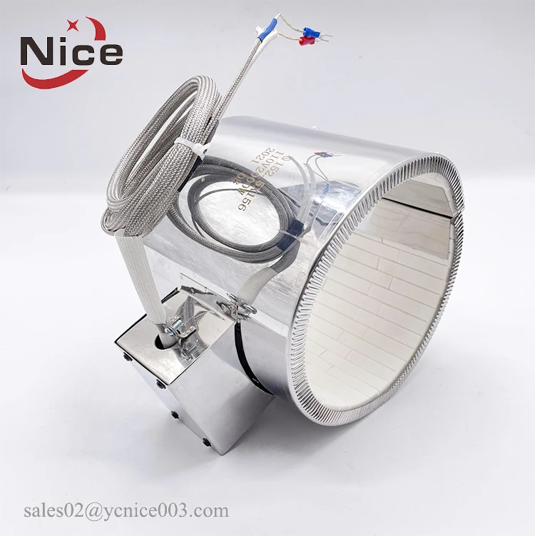 Энергосберегающая керамическая ленточная нагревательная катушка 152*156 мм для пластикового