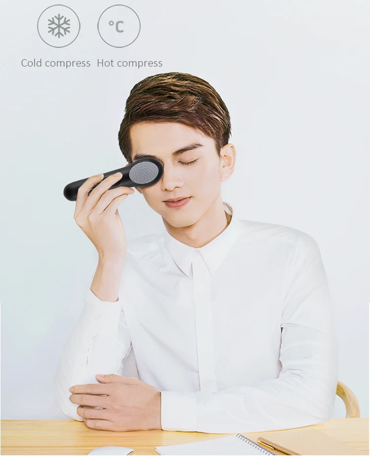 Smart Automatic Temperature Control Design Cold Warm Electric Eye Vibration Massager