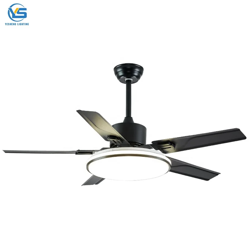 C091  36/42/52/56 INCH Metal straight leaf ceiling fanwith light VENTILADOR FLY AGOTADO DC APP CONTROL