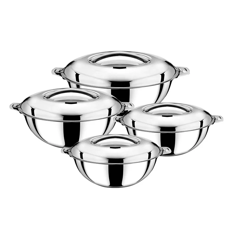 
Double Layer Heat Preservation Pot Good Price Portable Stainless Steel Soup & Stock Pots All-season Keep Warm Not Support 