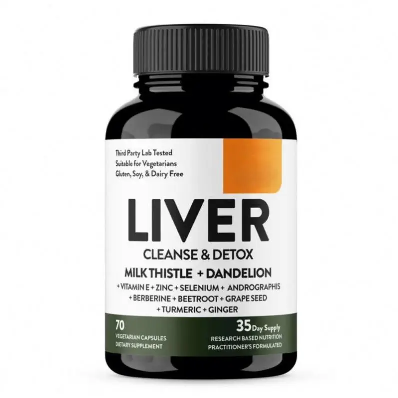 Liver Cleanse and Detox Supplement Chinese herbal liver detox cleanse capsules