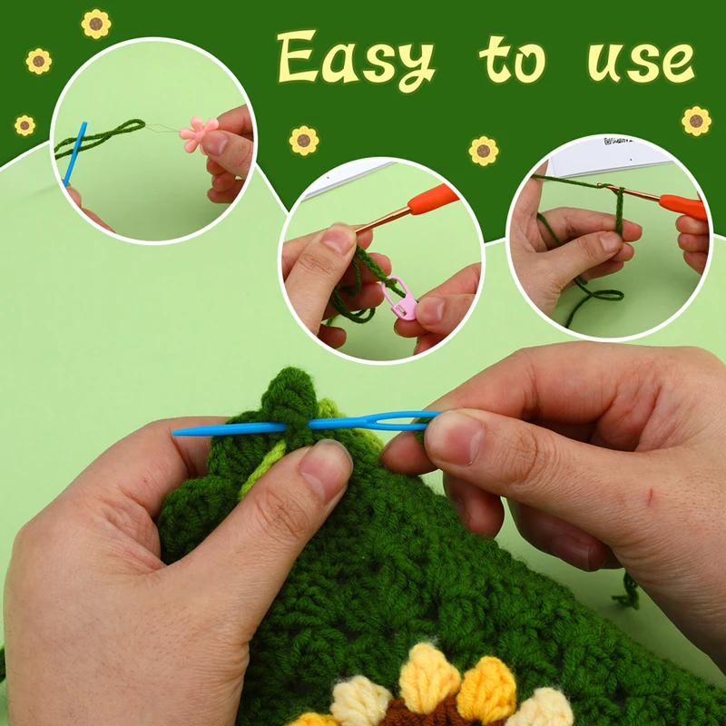 Custom Kids Sewing Kit Adult Craft Kits DIY Crochet Toys Yarn Crochet Kit Kids Art Craft for Girls