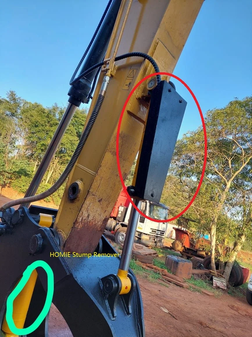 Tree Stump Puller for 20 Ton Excavator HOMIE Hot Sale Unique Design