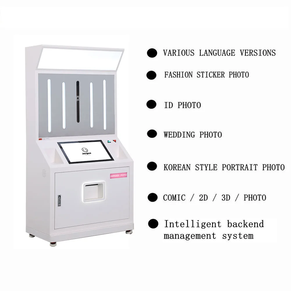 Photo Booth Machine With Printer Fashion Entertainment Machine Mirror For Sale Digital Camera Shooting Photo Booth for Parties