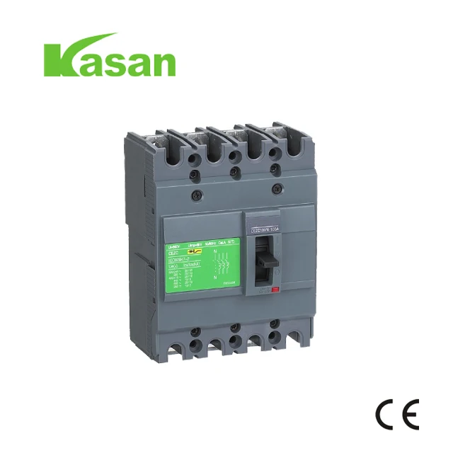 high quality earth leakage circuit breaker EZC elcb 4p 100amp MCCB