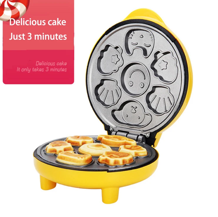 Kitchen Ware Mini Waffle Maker Detachable Breakfast Sandwich Maker Toaster Non Stick Sandwich Maker With Cool Touch Handle