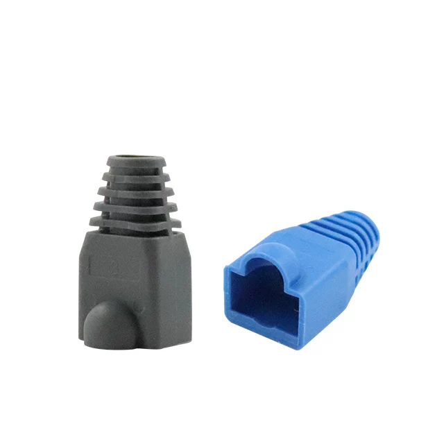 Цветные сапоги rj11 rj45 с рукавами для Cat5e Cat6 сеть 8P8C модульный штекер