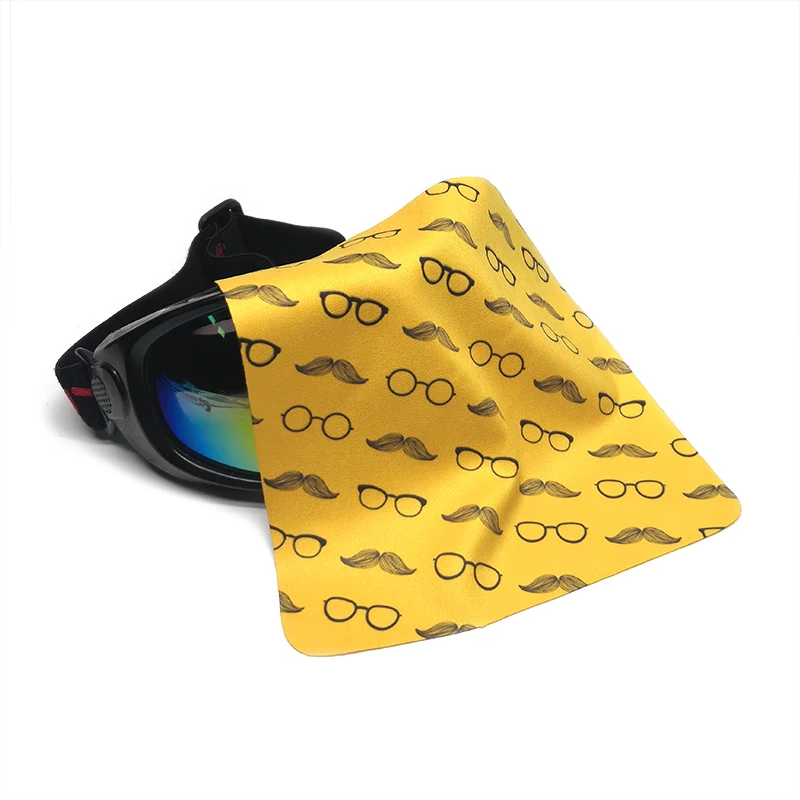 Heat Transfer printing Microfiber Eyeglasses Eyewear Lens Cleaning Cloth