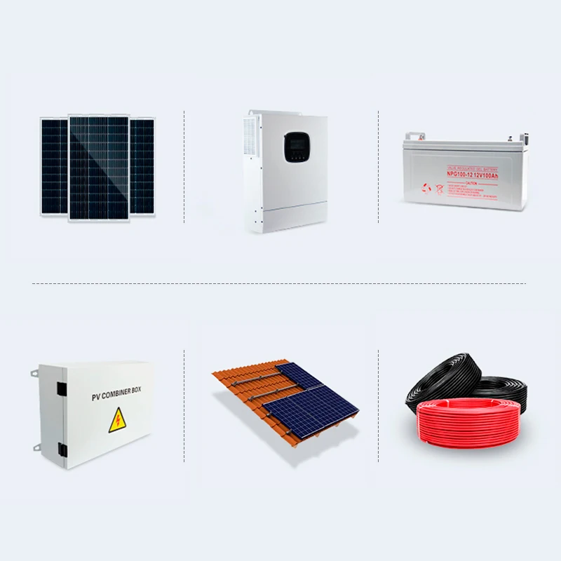 Low Price Cost 5000W Whole Off Grid Solar Energy System 5KW Home Solar Panel Kit Solar System for Prefab House Backup Power
