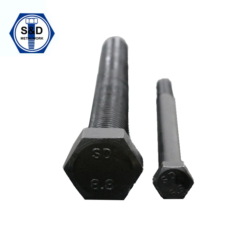 M30 hex bolt and nut hex head bolt DIN 931half thread bolt