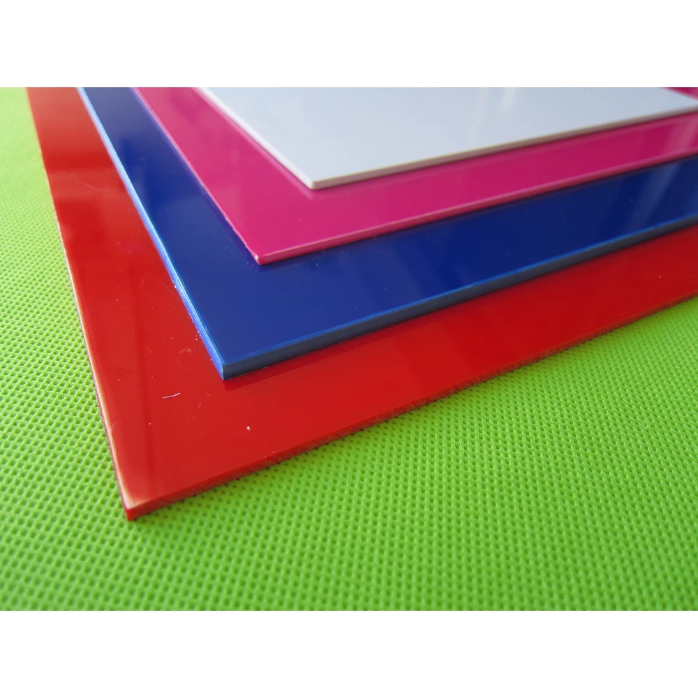 Двухцветный пластиковый лист ABS с лазерной гравировкой