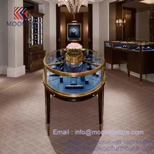 Harry Winston Style Customized Jewelry Furniture Showcase Kiosks Jewelry Display Furniture