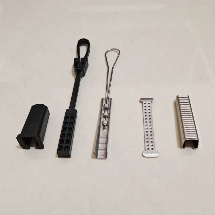 High Quality FTTH Outdoor Aerial Stainless Steel fiber optic drop wire cable clamp