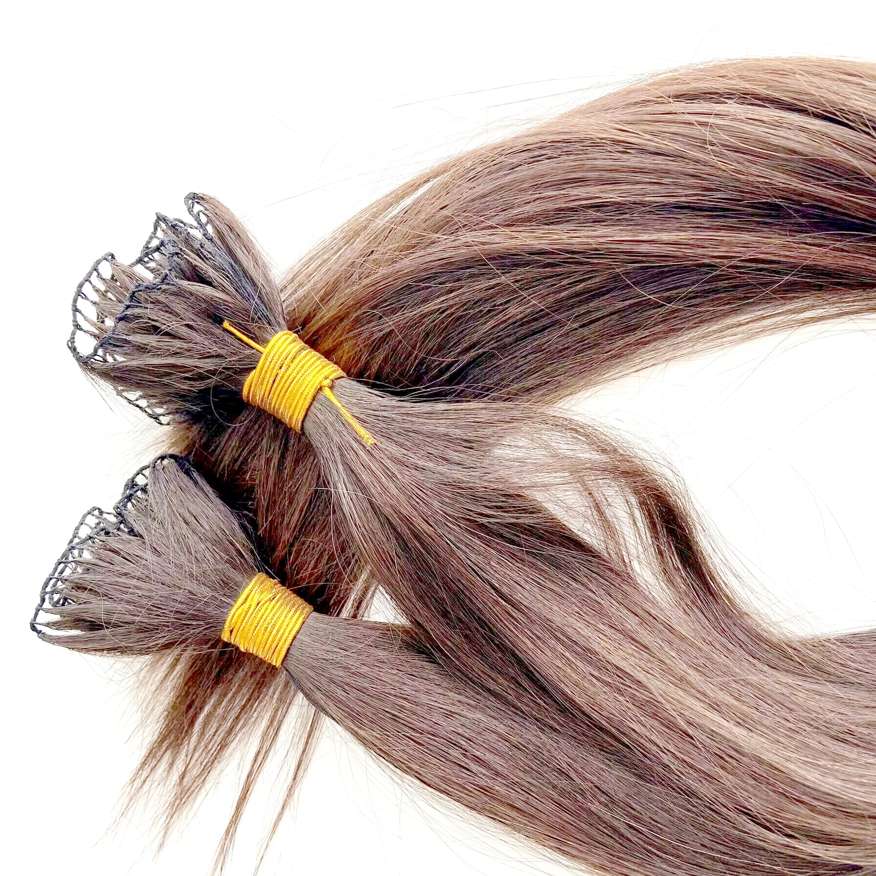 Hot sell hair extension most popular virgin color invisible feather hair extension